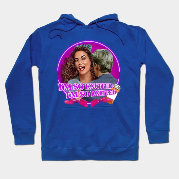 Saved By The Bell - I'm So Excited Hoodie by Zbornak Designs